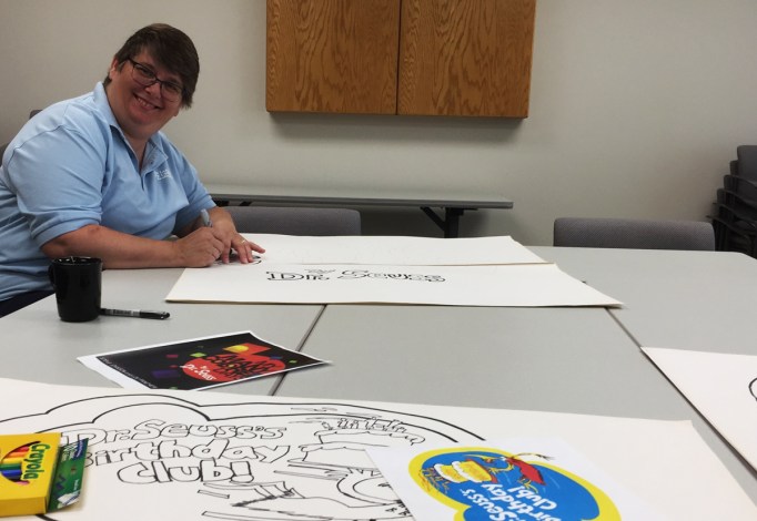 stef getting ready for school